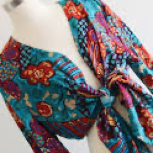 🌸XiX Palms,Honolulu, HI, Excellent Condition,Floral LARGE Bow-Knot Front,Size M - Picture 13 of 13